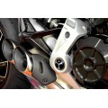 Ducabike Tri Blade Contrast Cut Billet Main Frame Caps for the Ducati XDiavel and Diavel 1260