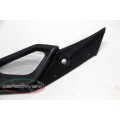 CARBONVANI - MV AGUSTA RIVALE CARBON FIBER LEFT FUEL TANK INSIDE PANEL WITH MESH CARBONVANI - MV AGUSTA RIVALE CARBON FIBER LEFT FUEL TANK INSIDE PANEL WITH MESH