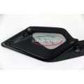 CARBONVANI - MV AGUSTA RIVALE CARBON FIBER LEFT FUEL TANK INSIDE PANEL WITH MESH CARBONVANI - MV AGUSTA RIVALE CARBON FIBER LEFT FUEL TANK INSIDE PANEL WITH MESH