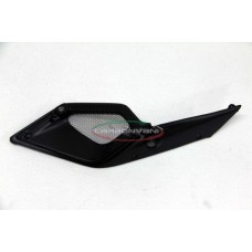 CARBONVANI - MV AGUSTA RIVALE CARBON FIBER LEFT FUEL TANK INSIDE PANEL WITH MESH