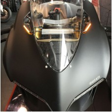 New Rage Cycles (NRC) Mirror Block Off Turn Signals for the Ducati Panigale 1199 and 899