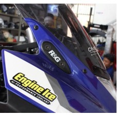 R&G Racing Mirror Blanking Plates for Yamaha YZF R25 '14-'15 & YZF R3 '15