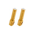CNC Racing Solid Round Folding Passenger Footpeg Kit for Ducati Scrambler
