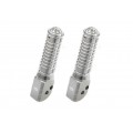 CNC Racing Solid Round Folding Passenger Footpeg Kit for Ducati Scrambler