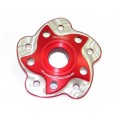 DBK Special Parts (Ducabike) Contrast Cut 5 Hole Rear Sprocket Hub Flange Carrier for the Ducati 848 and Streetfighter 848 DBK Special Parts (Ducabike) Contrast Cut 5 Hole Rear Sprocket Hub Flange Carrier for the Ducati 848 and Streetfighter 848