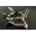 AEM FACTORY - DUCATI STREETFIGHTER 848 / 1098 ADJUSTABLE BILLET REARSETS  WITH COLORED ECCENTRIC