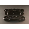 AEM FACTORY - DUCATI MONSTER WITH REAR BOW TYPE SUSPENSION TRIPLE CLAMP WITH RISERS FOR 28MM BARS AEM FACTORY - DUCATI MONSTER WITH REAR BOW TYPE SUSPENSION TRIPLE CLAMP WITH RISERS FOR 28MM BARS