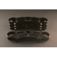 AEM FACTORY - DUCATI MONSTER WITH REAR BOW TYPE SUSPENSION TRIPLE CLAMP WITH RISERS FOR 28MM BARS
