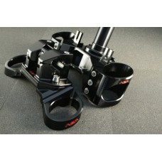 AEM FACTORY - DUCATI MONSTER 696 / 796 / 1100 UPPER & LOWER TRIPLE CLAMPS & BAR RISERS