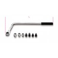 Beta Tools Model 1477 K/7-Bent Reversible Ratcheting Wrenches + Bits Beta Tools Model 1477 K/7-Bent Reversible Ratcheting Wrenches + Bits