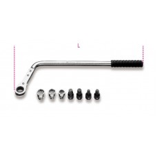 Beta Tools Model 1477  K/7-Bent Reversible Ratcheting Wrenches + Bits