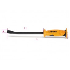 Beta Tools Model 965  300mm-Pry Bars with Flat Curved Ends