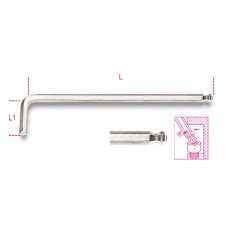 Beta Tools Model 96 Lbp2.5mm-Ball Head offset Hexagon Key Wrenches Beta Tools Model 96 Lbp2.5mm-Ball Head offset Hexagon Key Wrenches