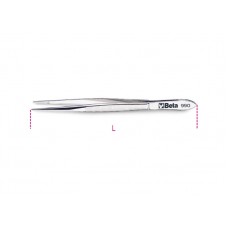 Beta Tools Model 990  130mm-Straight Thin Spring Tweezers