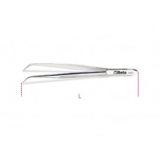 Beta Tools Model 991  130mm-Bent Thin Spring Tweezers