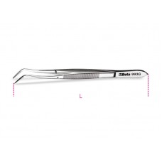 Beta Tools Model 993  G-Pin Spring Tweezers Curved Ends