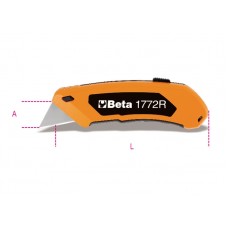 Beta Tools Model 1772  R-Utility Knife Retractable Blade