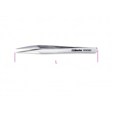 Beta Tools Model 999  D-Extra Slim Angled Spring Tweezers