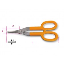 Beta Tools Model 1114  250-Tin Snips Straight Narrow Blade