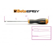 Beta Tools Model 1204  4X100-Screwdrivers Headless Slotted