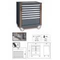 Beta Tools Model C55 C7-Mobile Roller Cab with 7 Drawers Beta Tools Model C55 C7-Mobile Roller Cab with 7 Drawers