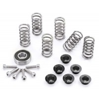 EVR Dry Clutch Stainless Steel Hardware kit (Retainers Springs Screws and Throw-out Bearing) EVR Dry Clutch Stainless Steel Hardware kit (Retainers Springs Screws and Throw-out Bearing)