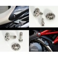 Motocorse Aluminum or Titanium Frame plugs for Ducati Monster 1100/796/696 Motocorse Aluminum or Titanium Frame plugs for Ducati Monster 1100/796/696