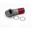 Staubli Dry Brake Quick Disconnect Socket with Banjo Fitting Staubli Dry Brake Quick Disconnect Socket with Banjo Fitting