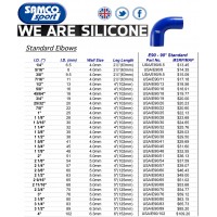SAMCOSPORT - STANDARD ELBOWS SAMCOSPORT - STANDARD ELBOWS