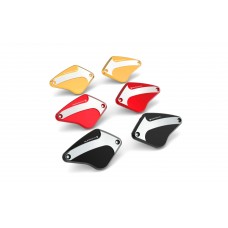 DBK Special Parts (Ducabike) Tri Blade Contrast Cut Front Brake & Clutch Reservoir Caps for the Ducati Diavel / XDiavel