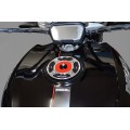Ducabike Contrast Cut Base Fuel Tank Cap for the Ducati Panigale (all) Superleggera, Scrambler, Streetfighter, and XDiavel