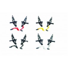 DBK Special Parts (Ducabike) SBK Adjustable Rearsets for the Ducati 848/1098/1198