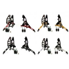 Ducabike Adjustable Rearsets for the Ducati Hypermotard 796/1100 and Multistrada 620/1000/1100