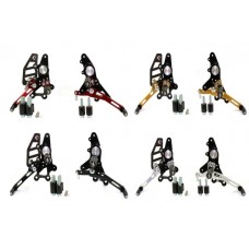 DBK Special Parts (Ducabike) Adjustable Rearsets for the Ducati Hypermotard 796/1100 and Multistrada 620/1000/1100 DBK Special Parts (Ducabike) Adjustable Rearsets for the Ducati Hypermotard 796/1100 and Multistrada 620/1000/1100