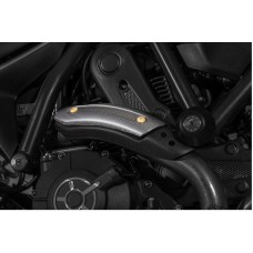 CNC Racing Carbon Fiber Upper Exhaust Pipe Heat Guard for Ducati Scrambler and Monster 797