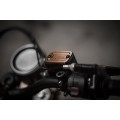 AEM FACTORY - Billet LINEAR Front Brake Reservoir Cover for Ducati Hypermotard 796/821/939  Monster 696/796/821/S2R  Scrambler