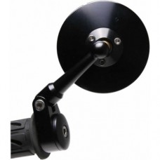 Oberon Round Adjustable Bar End Clamp On Mirror Oberon Round Adjustable Bar End Clamp On Mirror