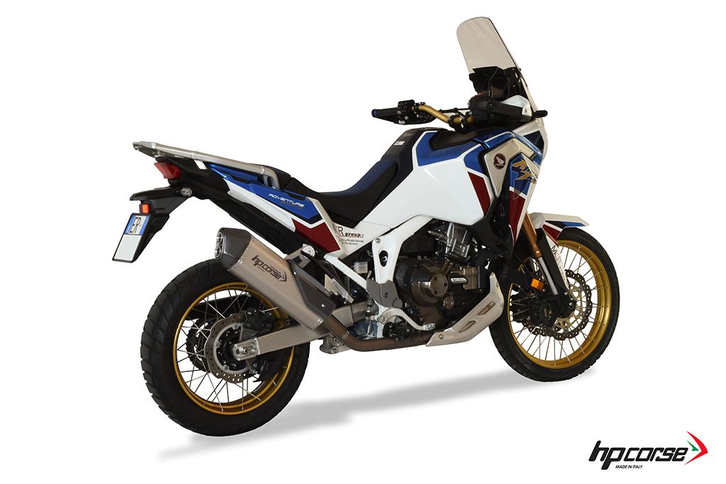 HP CORSE SPS Carbon and 4 Track Exhausts for Honda Africa Twin 1100 HP CORSE SPS Carbon and 4 Track Exhausts for Honda Africa Twin 1100