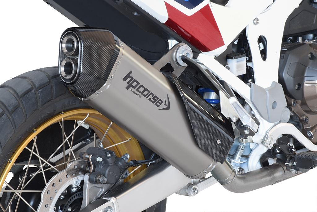 HP CORSE SPS Carbon and 4 Track Exhausts for Honda Africa Twin 1100