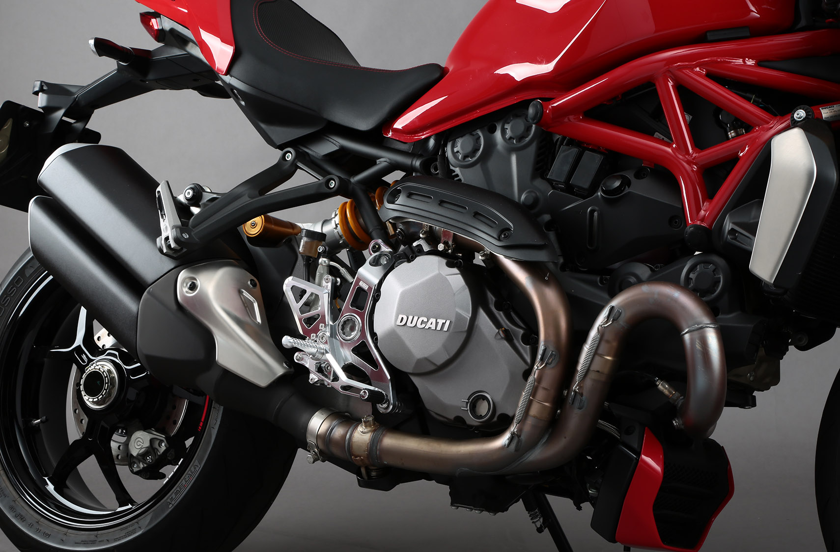 AELLA Riding Step Kit (Rearsets) for the Ducati Monster 1200 17+