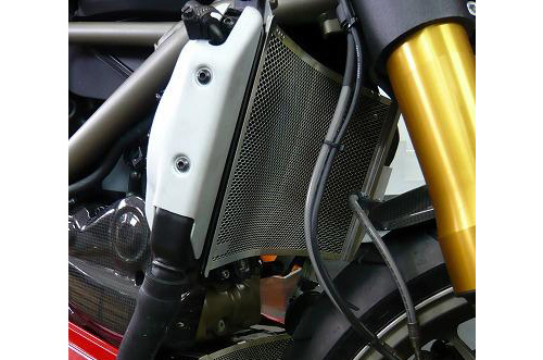 AELLA Radiator Guard Set - Upper and Lower - For Ducati Streetfighter AELLA Radiator Guard Set - Upper and Lower - For Ducati Streetfighter