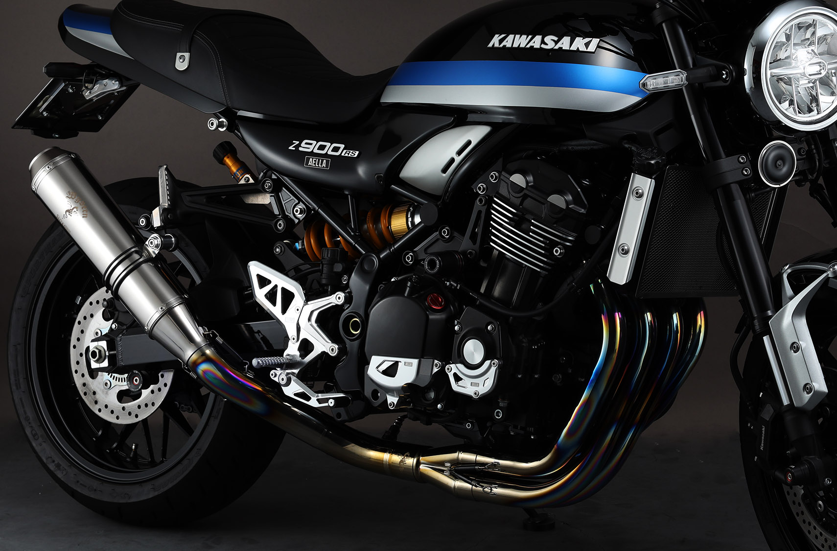 AELLA Full Titanium Exhaust for Kawasaki Z900RS / Cafe