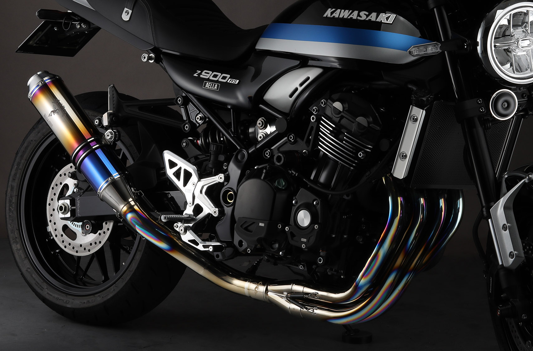 AELLA Full Titanium Exhaust for Kawasaki Z900RS / Cafe