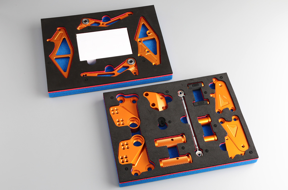 AELLA Riding Step Kit (Rearsets) for KTM Duke 390 / 200 / 125