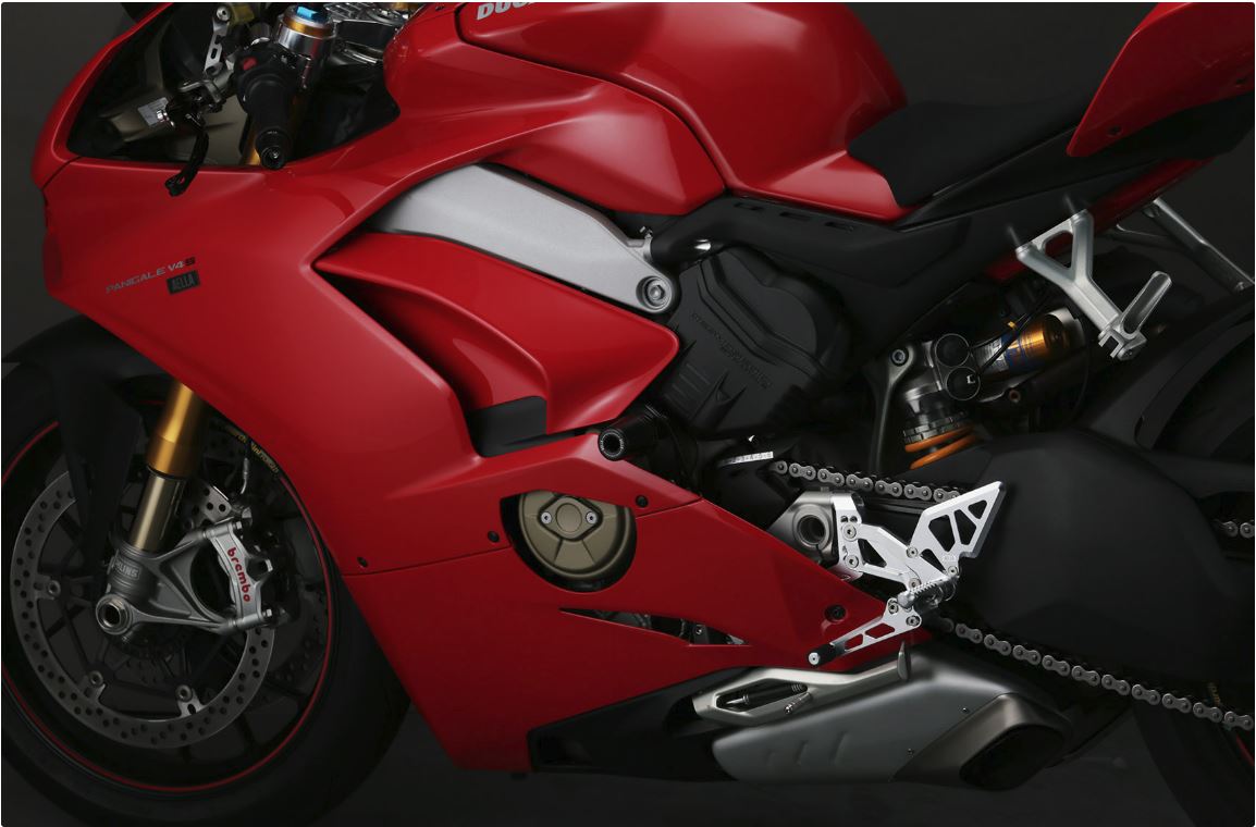 AELLA Riding Step Kit (Rearsets) For the Ducati Panigale V4 / S ...