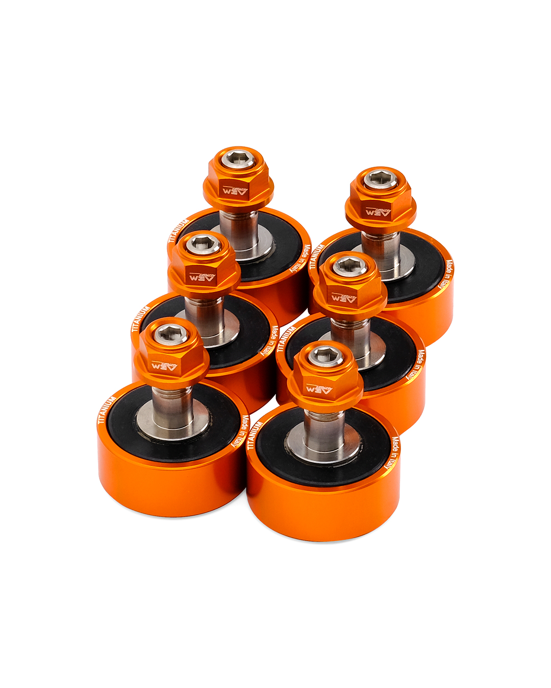 AEM FACTORY - KTM STAINLESS CUSH DRIVES WITH COLOR MATCHED  