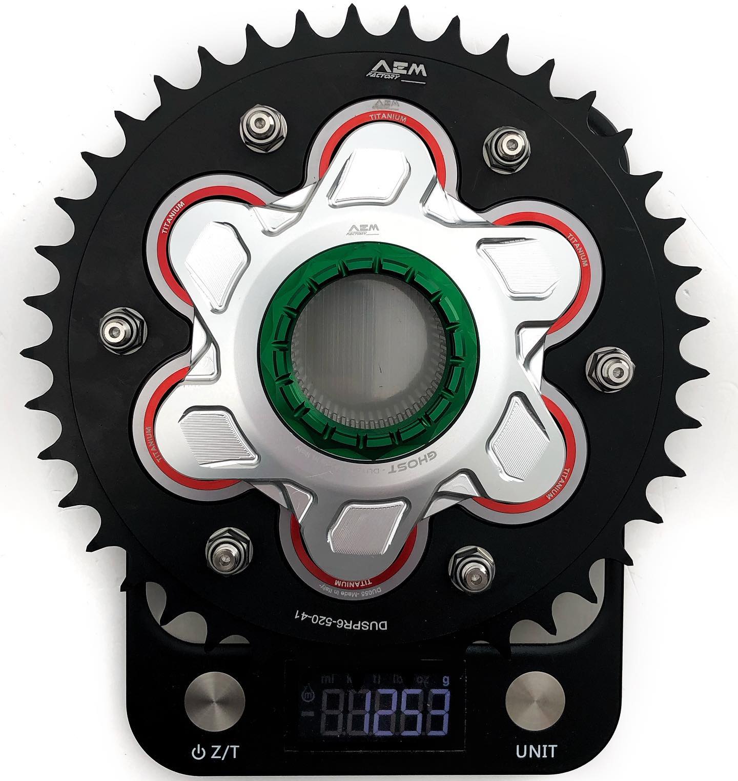 ドゥカティパニガーレAEM factory flange /フランジ AEM FACTORY - GHOST-6 DUCATI ALUMINUM BILLET LIGHTWEIGHT HUB