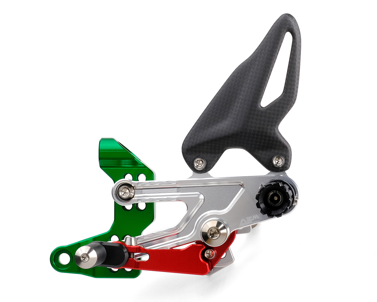 AEM FACTORY - Ducati Panigale V4 / R / S Billet Rearsets (18-24 