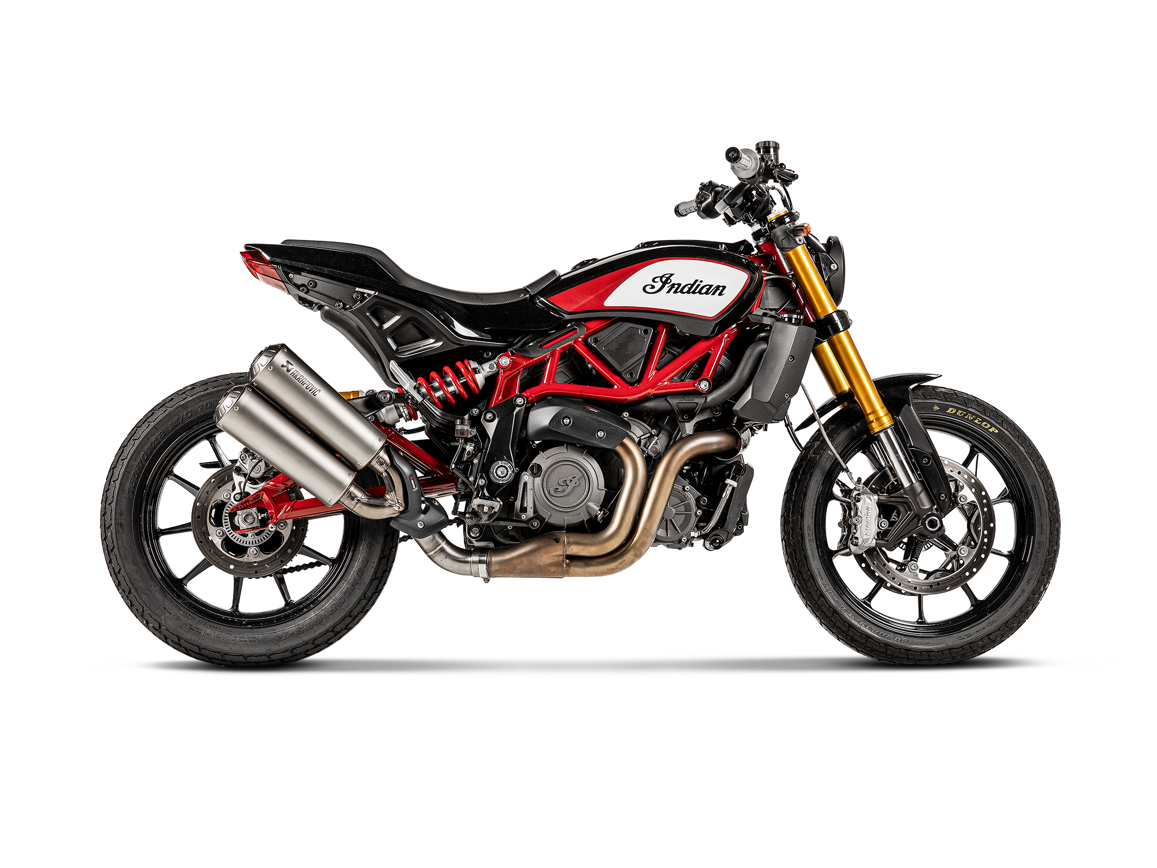 Akrapovic Carbon Fiber Heat Shield For Indian FTR 1200 (Flat Track 