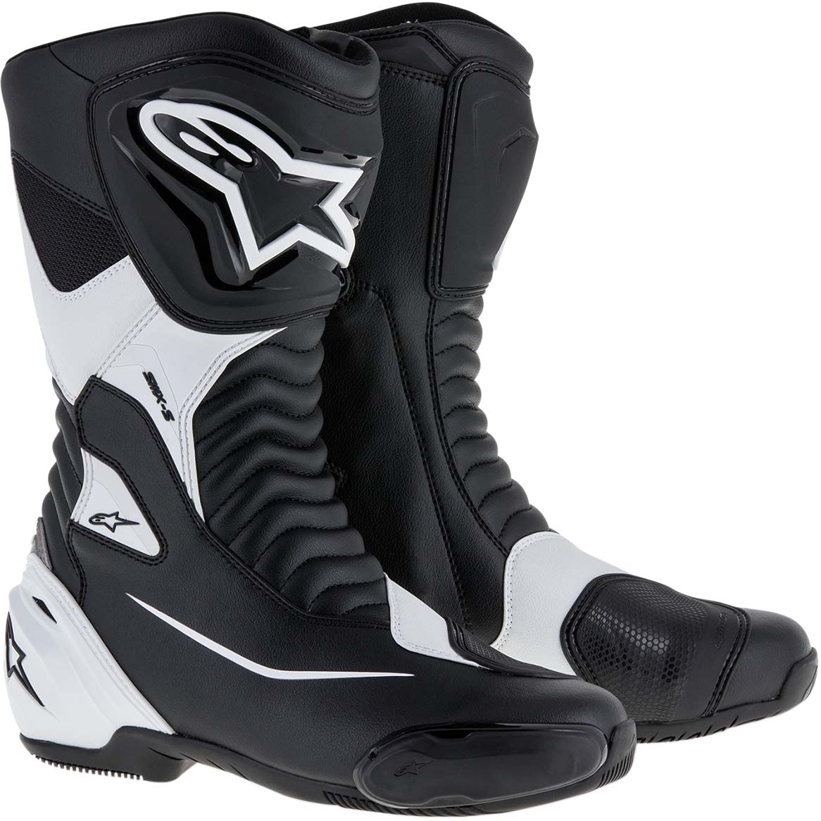 Alpinestars SMX S Boots - Black/White Alpinestars SMX S Boots - Black/White